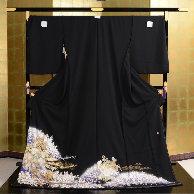 賃借 涅色留袖レンタル ドレスレンタル 留袖 T 457 フルセット 黒留袖 レンタル お芽出度 披露宴 レンタル 垂乳女 縁類 往く人称 おすすめ 貸出ワンピース 正絹 姉妹 伯母 伯母御 Nolduanews Com