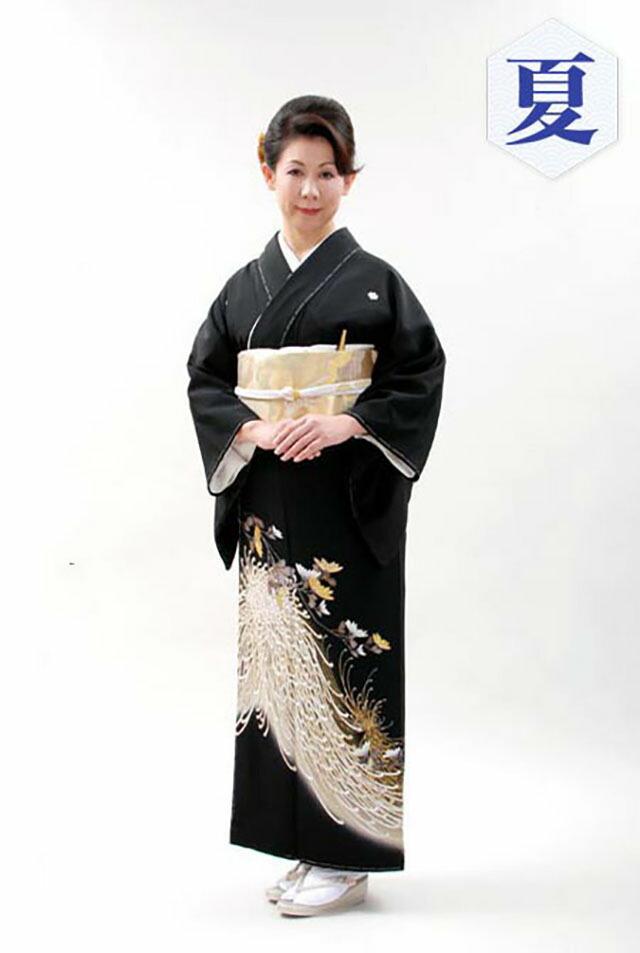 【レンタル】 単衣 黒留袖レンタル 着物レンタル 留袖 フルセット 黒留袖 レンタル 結婚式 披露宴 レンタル 母親 親族 列席者 おすすめ 貸衣装 正絹 姉妹 叔母 伯母 夏 6月 9月 小さい MSサイズ 乱菊 【1808h】 50代｜着物レンタル美装館 24,090円