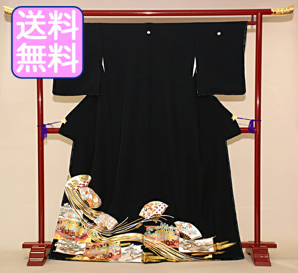 【レンタル】 黒留袖レンタル 着物レンタル 留袖　kurotomesode203t フルセット 黒留袖 レンタル 結婚式 披露宴 レンタル 母親 親族 列席者 おすすめ 貸衣装 正絹 姉妹 叔母 伯母 50代