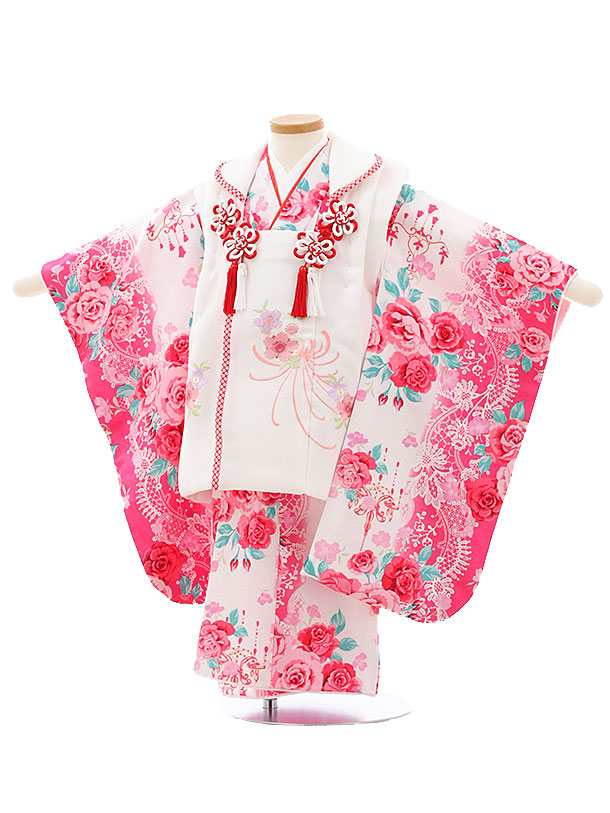 七五三 着物 レンタル 3歳 女の子 被布 セット 3歳の着物レンタル 3092白 花 ピンク地薔薇レンタル 女児 753 三 お祝い着 3才 きものレンタル おんなのこ 新品足袋プレゼント 被布コート Fy16ren07 選ぶなら 七五三 着物 レンタル 3歳 女の子 被布 セット 3歳の着物レンタル 3092白 花 ピンク地薔薇レンタル 女児 753 三 お祝い着 3才 きものレンタル おんなのこ 新品足袋プレゼント 被布コート Fy16ren07 選ぶなら