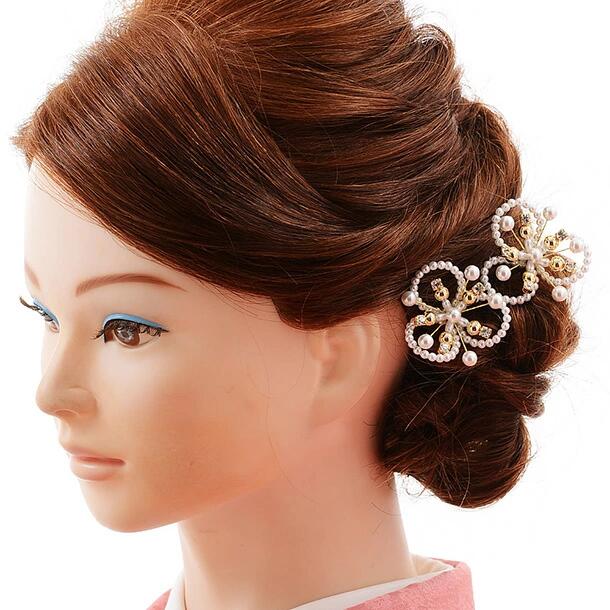 着物 髪飾り パール 和装用 黒留袖 色留袖 訪問着などにおすすめの髪飾り Acj01 結婚式用髪飾り かんざし 日本製 七五三 入学式 卒業式 結婚式 髪飾り販売品 55 以上節約