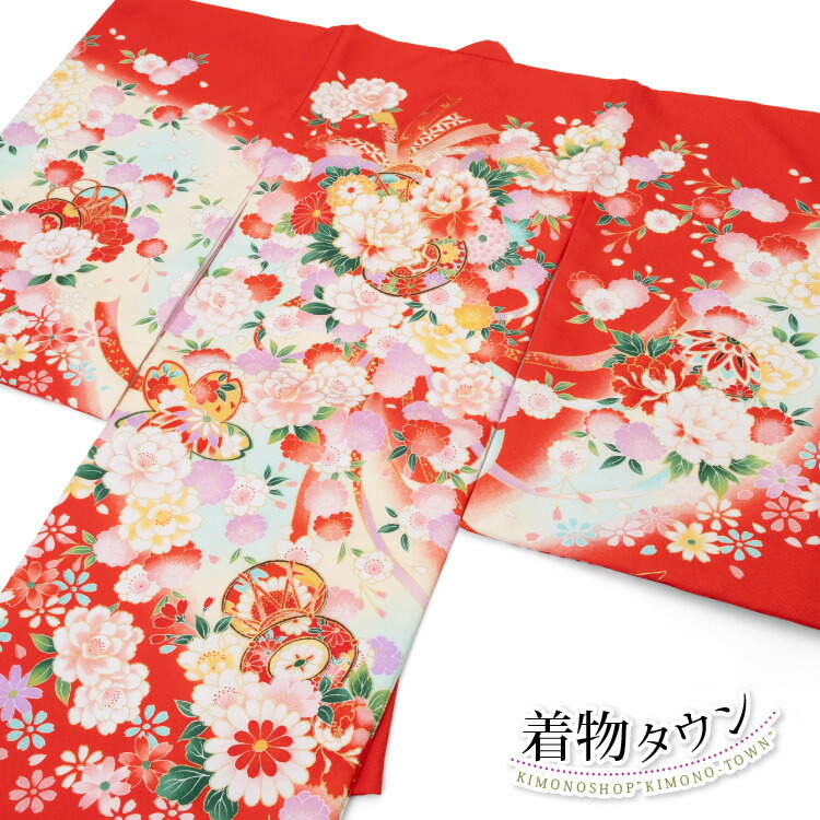 お宮参り 着物 女の子 初着 産着 正絹 毬 鈴 桜 ピンク 絞り 女児 祝着 一つ身 のしめ 掛け着 販売 購入