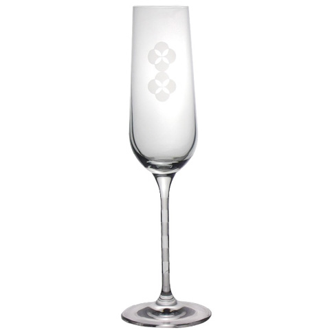 《木本硝子》《KIMOTO GLASS》FLICKA ALSKLING シャンパングラス 彩《スロバキア製》《クリスタル硝子》