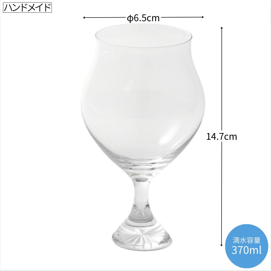 《日本製》《木本硝子》es stem 03 w/edokiriko 【日本酒グラス】