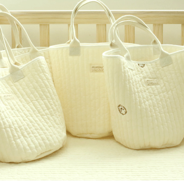 イブルのバッグ クラウド柄 マチ付き 約30×20cm Sサイズ