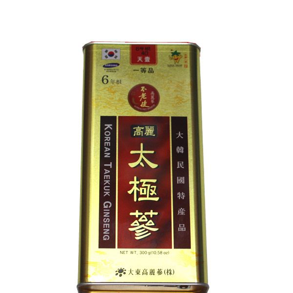 【貨物輸送無料(北海道、丑寅、沖縄は別途貨物輸送)】【韓国直輸入！】高麗太極参6年根20-30本入300g(KOREAN TAEKUK GINSENG)【RCP】