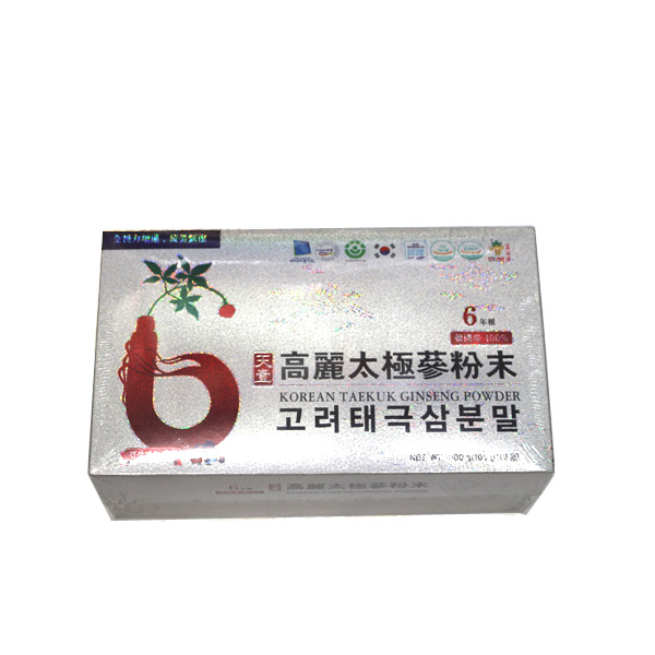 【送料無料(北海道、東北、沖縄は別途送料)】【韓国直輸入！】『韓国産100％！』6年根高麗太極参粉末 （KOREAN TAEKUK GINSENG POWDER）100ｇ×3個（300g）【RCP】