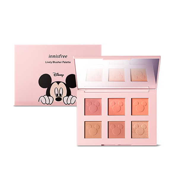 楽天市場 即納 イニスフリー Innisfree ライブリー ブラッシャー パレット Lively Blusher Palette 17 8g 6色入り 定形外郵便送料無料 韓国コスメ メイクアップ ブラッシャー ブラッシュ チーク 頬紅 ハイライト ブラッシャーパレット ディズニー コラボ ミッキー