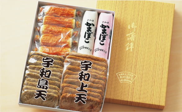 Ｄセット<br>[化粧箱代込・送料無料] <br>[じゃこカツ同梱不可]<br>北海道は1,380円・離島・沖縄は送料980円<br>