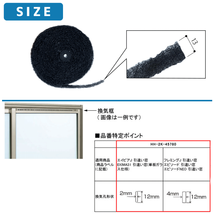 楽天市場 送料無料 交換用フィルタ 換気 フィルター窓 換気框 換気フィルター幅13mm フレミングｊ 引違い窓 エピソード エピソードneo Exima31換気窓 マドリモ 上框別体型 窓とガラスの専門ショップ キムラ