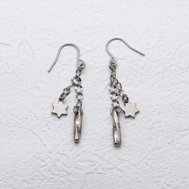 人気のファッションブランド レディース 女性 ギフト お洒落 ギフト つけっぱなし セカンドピアス 金属アレルギー対応 Star With Branch ピアス チタン プレゼント対応 Tp Bs Scholarshub Net