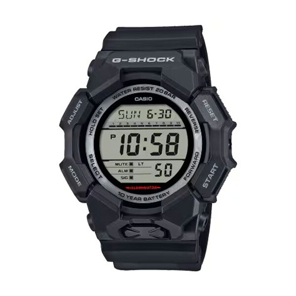 カシオ腕時計　G-SHOCK　GD-010-1JF　ブラック　CASIO　電池寿命約10年｜木村時計店