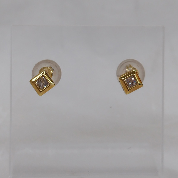 ピアス K18イエローゴールド・ダイヤモンド/0.1ct K18YG・DIAMOND|木村時計店