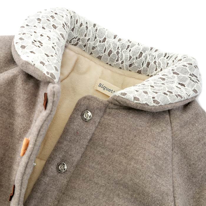 Biquette(ビケット)コート(80〜130cm)女の子冬物80cm90cm95cm100cm110cm120cm130cmキムラタンの子供服