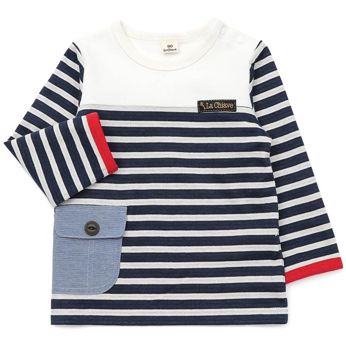LaChiave(ラキエーベ)長袖Tシャツ(80〜130cm)男の子春物80cm90cm95cm100cm110cm120cm130cmキムラタンの子供服