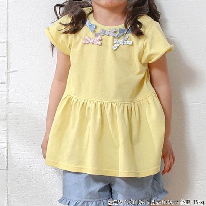 Biquette(ビケット)半袖Tシャツ(80〜130cm)女の子初夏物80cm90cm95cm100cm110cm120cm130cmキムラタン子供服あす楽