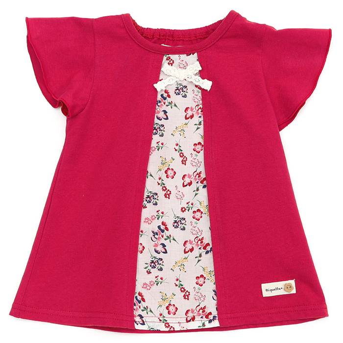 Biquette(ビケット)半袖Tシャツ(80〜130cm)女の子初夏物80cm90cm95cm100cm110cm120cm130cmキムラタン子供服あす楽