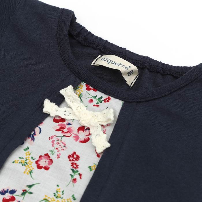 Biquette(ビケット)半袖Tシャツ(80〜130cm)女の子初夏物80cm90cm95cm100cm110cm120cm130cmキムラタン子供服あす楽
