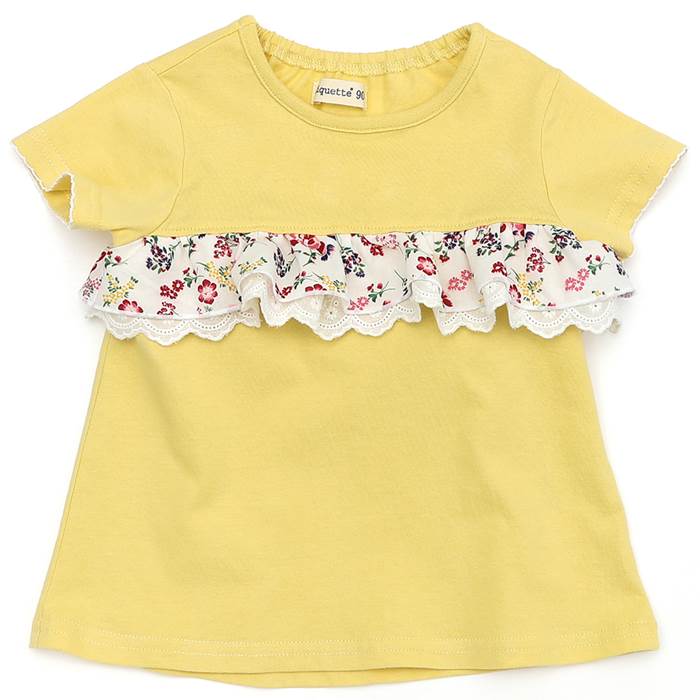 Biquette(ビケット)半袖Tシャツ(80〜130cm)女の子初夏物80cm90cm95cm100cm110cm120cm130cmキムラタン子供服あす楽