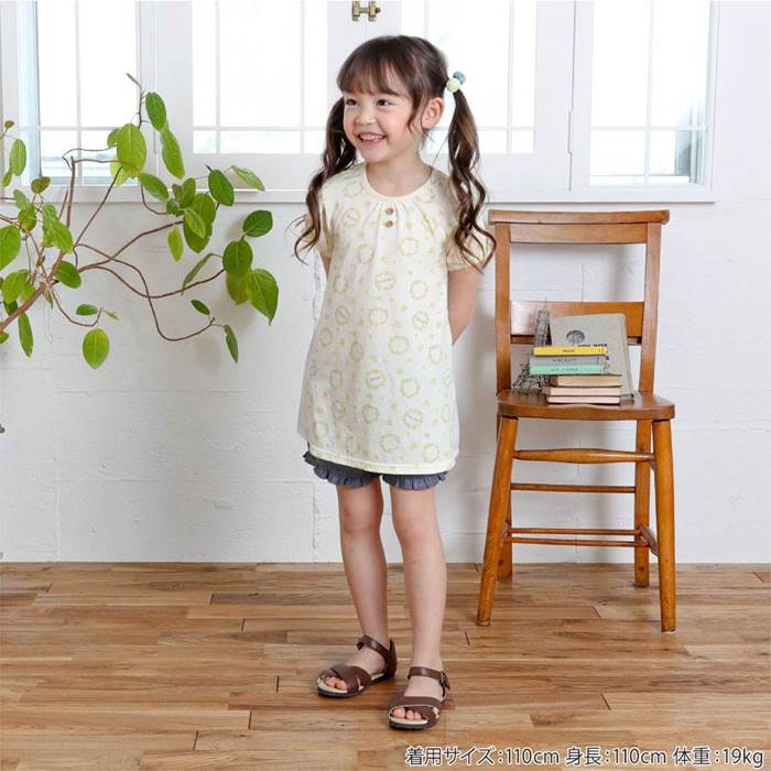 Biquette(ビケット)半袖チュニック(80〜130cm)女の子初夏物80cm90cm95cm100cm110cm120cm130cmキムラタン子供服あす楽