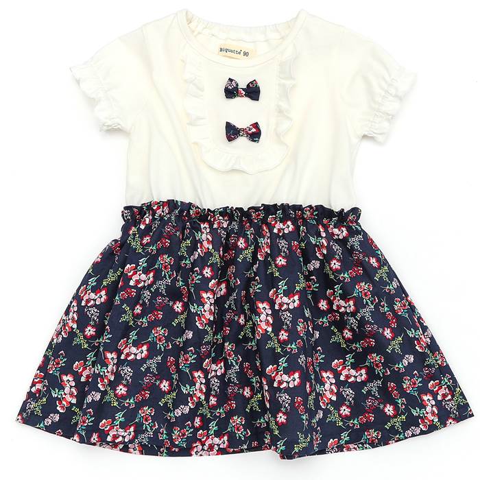Biquette(ビケット)ワンピース(80〜130cm)女の子初夏物80cm90cm95cm100cm110cm120cm130cmキムラタン子供服あす楽
