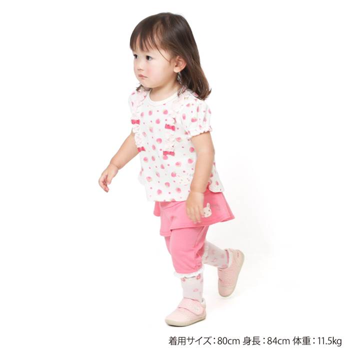 coeuracoeur(クーラクール)半袖Tシャツ(70〜100cm)女の子初夏物70cm80cm90cm95cm100cmキムラタンの子供服
