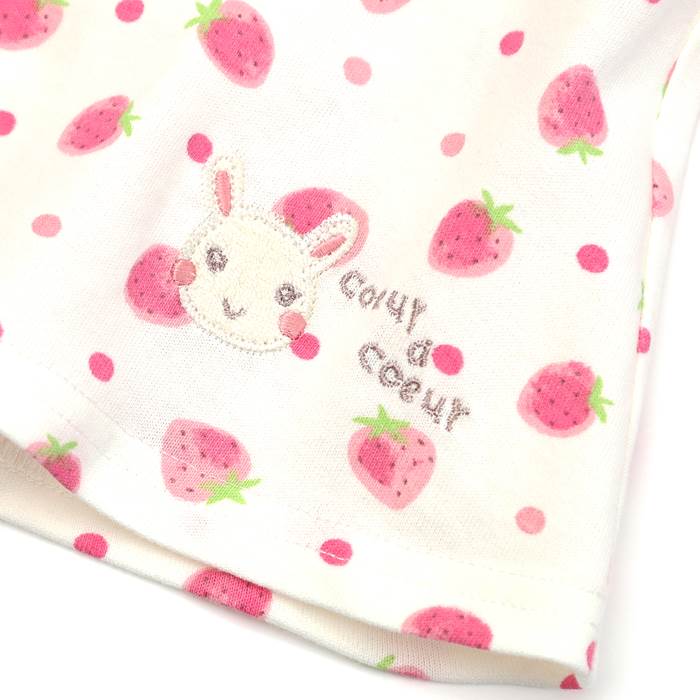 coeuracoeur(クーラクール)半袖Tシャツ(70〜100cm)女の子初夏物70cm80cm90cm95cm100cmキムラタンの子供服