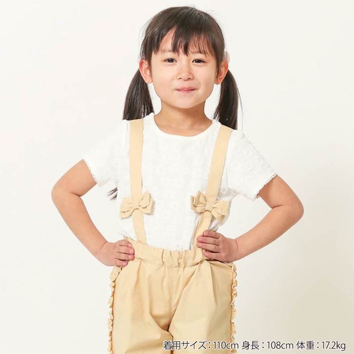 Lilyivory(リリーアイボリー)Tシャツ(半袖)(80〜130cm)女の子初夏物80cm90cm95cm100cm110cm120cm130cmキムラタンの子供服