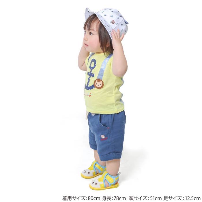 Piccolo(ピッコロ)帽子(46〜50cm)男の子夏物46cm48cm50cmキムラタンの子供服