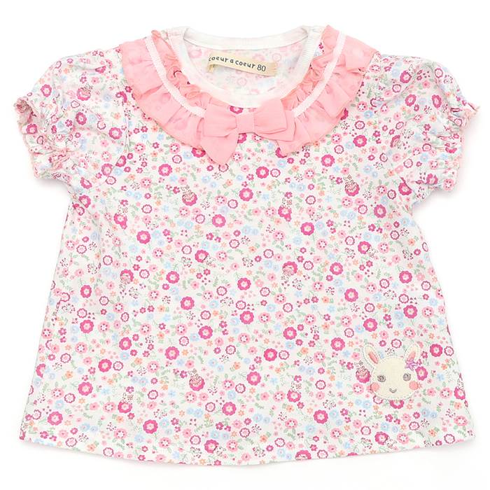 coeuracoeur(クーラクール)半袖Tシャツ(70〜100cm)女の子夏物70cm80cm90cm95cm100cmキムラタン子供服あす楽