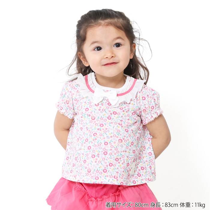 coeuracoeur(クーラクール)半袖Tシャツ(70〜100cm)女の子夏物70cm80cm90cm95cm100cmキムラタン子供服あす楽
