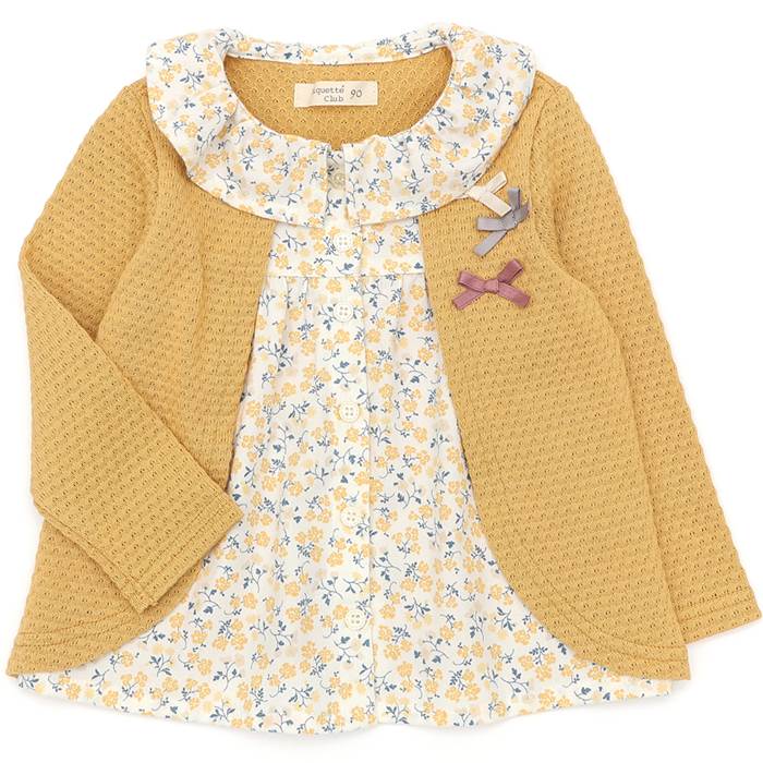 BiquetteClub(ビケットクラブ)ブラウスTシャツ(80〜130cm)女の子秋物80cm90cm95cm100cm110cm120cm130cmキムラタン子供服綿100%あす楽