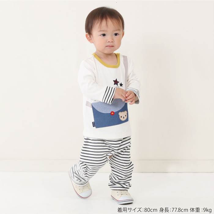 Piccolo(ピッコロ)長袖Tシャツ(70〜95cm)男の子秋物70cm80cm90cm95cmキムラタン子供服あす楽