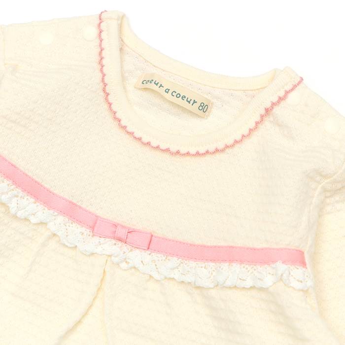 coeuracoeur(クーラクール)長袖Tシャツ(70〜100cm)女の子秋物70cm80cm90cm95cm100cmキムラタン子供服あす楽