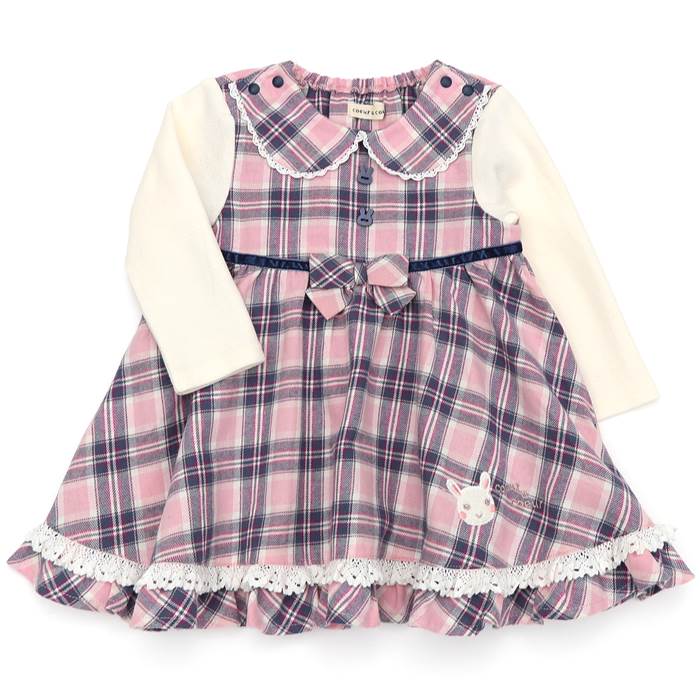 coeuracoeur(クーラクール)ワンピース(70〜100cm)女の子秋物70cm80cm90cm95cm100cmキムラタン子供服あす楽