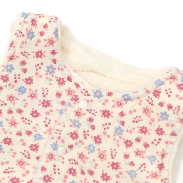 coeuracoeur(クーラクール)リバーシブルベスト(50〜80cm)女の子秋物キムラタン子供服あす楽