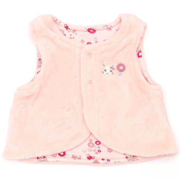 coeuracoeur(クーラクール)リバーシブルベスト(50〜80cm)女の子秋物キムラタン子供服あす楽