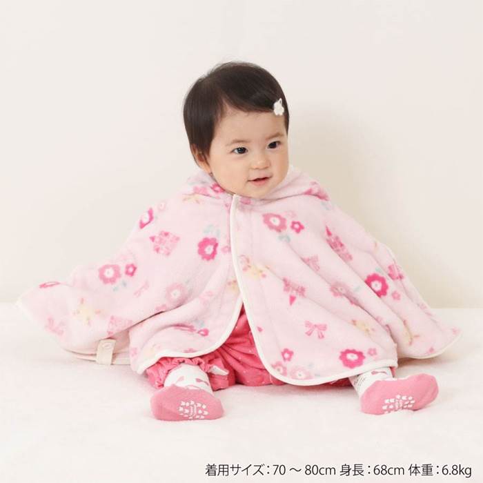 coeuracoeur(クーラクール)うさみみマント(70〜80cm)女の子秋物キムラタン子供服あす楽