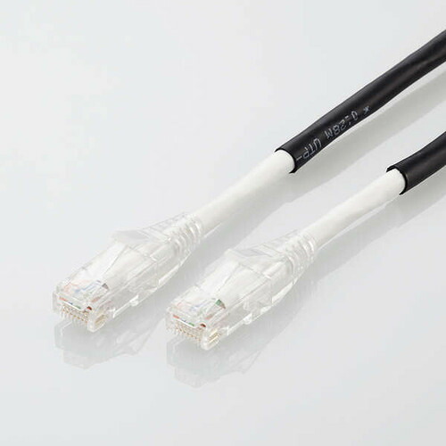 エレコム LD-GPAOS/BK80 Cat6A対応LANケーブル(屋外用) 80m LDGPAOS/BK80