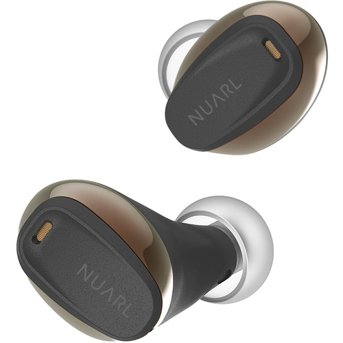 エム・ティ・アイ ワイヤレス イヤホン 左右分離 IPX4 最大8時間 USB-C NUARL mini3 MINI3-BG ブラック系