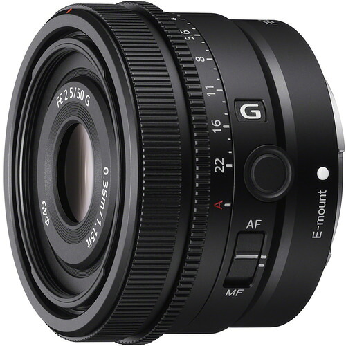 ソニー SEL50F25G デジタル一眼写真器α[Eマウント]用水晶体 FE 50粍 F2.5 G 黒いこと デジタルカメラ-カメラ・ビデオカメラ・光学機器