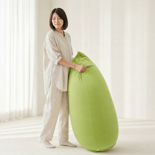 MOGU モグ たまごソファ シルバーグレー 横600mm&times;縦1300mm&times;奥行600mm｜KIMURAYA NET TASTE