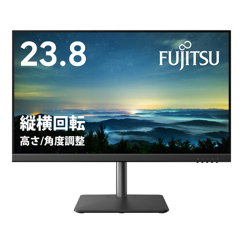 富士通 VTF24021BT 23.8型ワイドディスプレイ VT Series フルHD ブラック【5年保証】