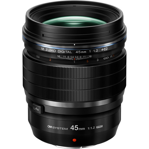 OMデジタルソリューションズ M.ZUIKO DIGITAL ED 45mm F1.2 PRO 交換レンズ