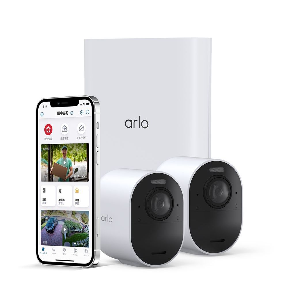 Arlo（アーロ） VMS5240-200APS 屋外用ネットワーク防犯カメラ 4K対応