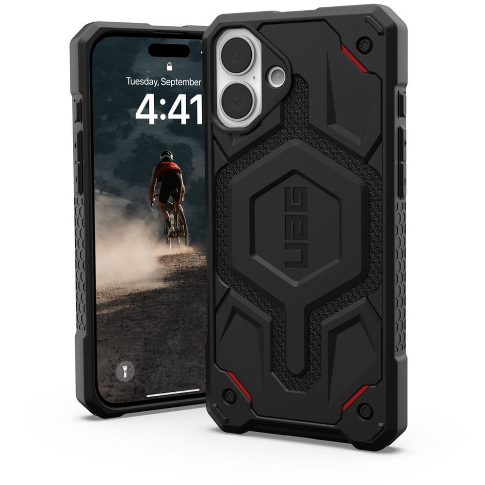 プリンストン iPhone 16 Plus用 MONARCH PRO ケブラーブラック UAG-RIPH24LB-PMS-KB