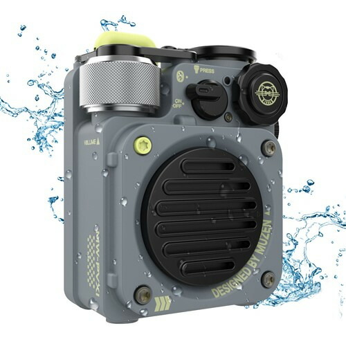 MUZEN MWPVXI2MG Wild Mini 第2世代 Bluetooth スピーカー 防水対応 メタルグレー