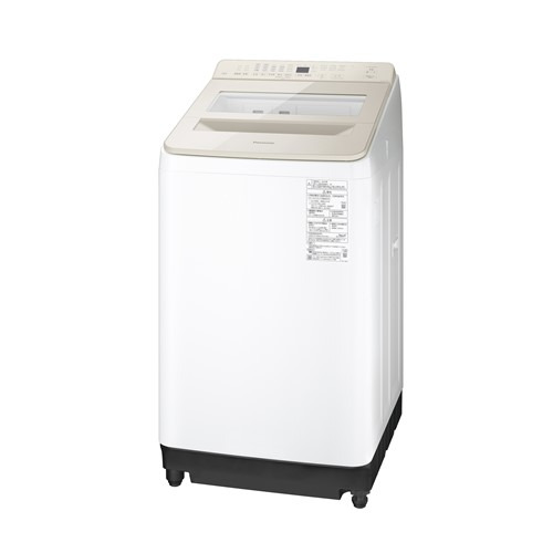 パナソニック 全自動洗濯機 洗濯10.0kg 簡易乾燥 幅59.9cm 自動投入 スゴ落ち泡洗浄 パワフル立体水流 NA-FA10K5-N ベージュ系 63,173円