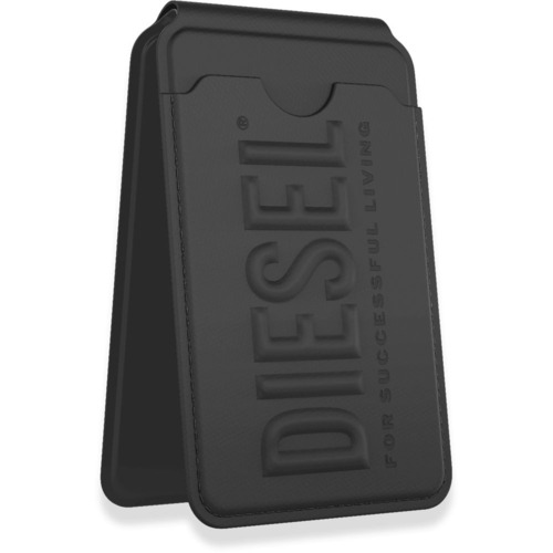 DIESEL DIESEL 3D Biscotto MagSAFE Cardholder Stand FW25 Black 60449