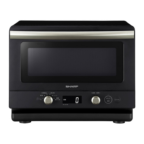 シャープ RE-TD186-B 単機能レンジ らくチン！センサー搭載 フラット庫内 18L ブラック